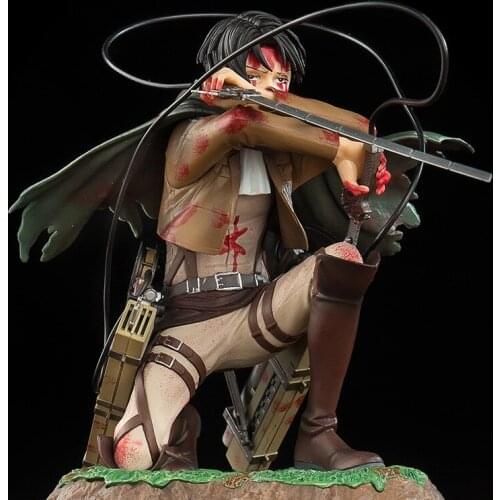 Rival Ackerman Action Anime Figure Attack On Titan Figure Model Toys 18cm Levi Figurine PVC Collection Statue Figuras Anime Gift