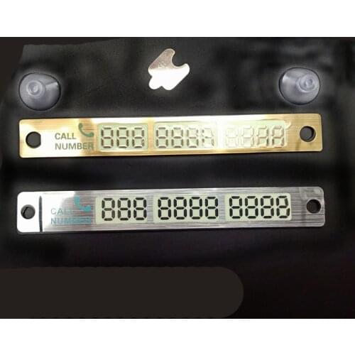 Temporary parking card phone fluorescent suction cup auto parts for Volvo S40 S60 S80 XC60 XC90 V40 V60 C30 XC70 V70