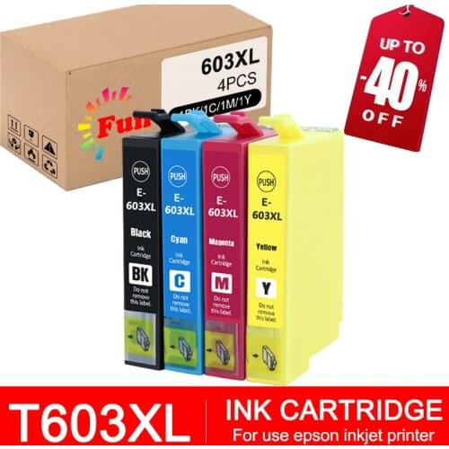 FUN printing 603XL T603 compatible Ink Cartridge for Epson Printer XP2100 XP2105 XP3100 XP3105 XP4100 XP4105 WF-2810 WF-2830