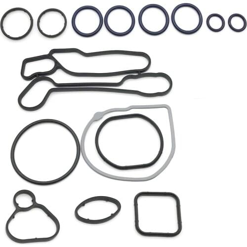 Engine Oil Cooler Repair Kits Gaskets for Cruze Opel Orlando Astra 93186324 55353322 55353320 55355603 15-5151