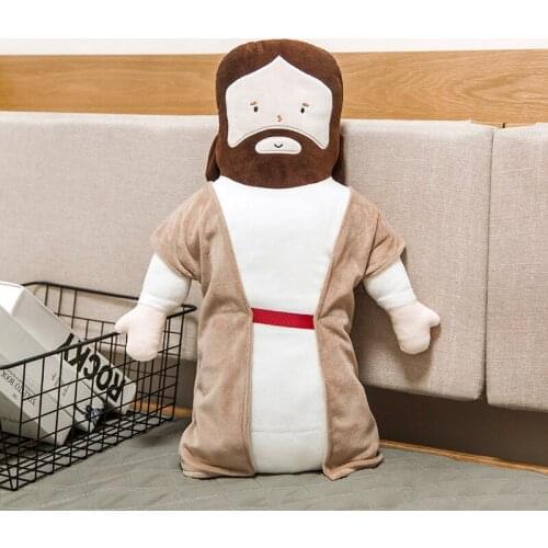 Creative Cushion New Simulation Jesus Pillow Plush Toy Doll Christmas Gift