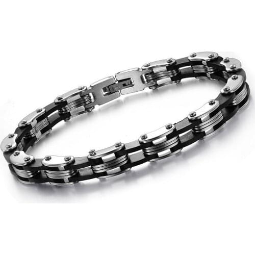 Wholesale 2020 New Arrivals Jewelry Titanium Steel Jewelry Wholesale Mens Luxury Man Bracalete Chain Bracelet