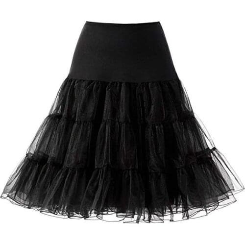 1950s Petticoat Underskirt Crinoline Slips for Women Tutu Skirt Dress