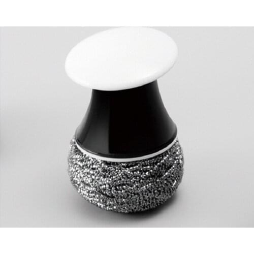 2019 New Kitchen Cleaning Brush Scourer for Pan Dish Bowl Pot Palm Brush Household Cleaning Tools Stainless Steel Wire Ball