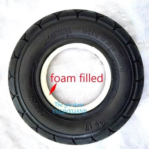 2019 hot sale Solid Tubeless Tire 200 x 50 (8x2) solid/foam filled tire 200x50 for Razor E100 E125 E200 Scooter