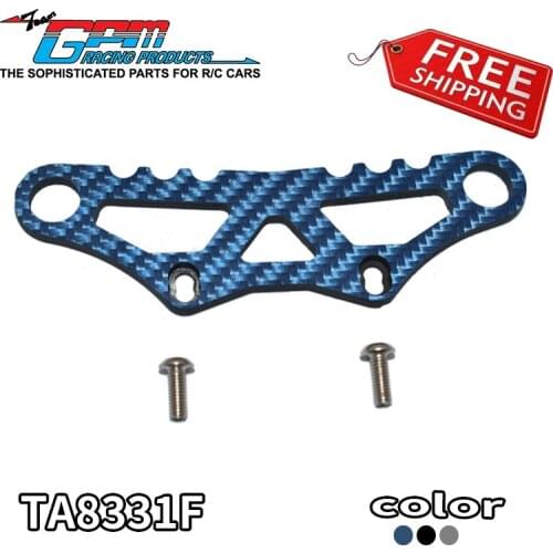 Carbon Fiber Front Anti-collision Fixed Pressure Plate for TAMIYA TA08 PRO 1/10 SCALE RADIO 4WD