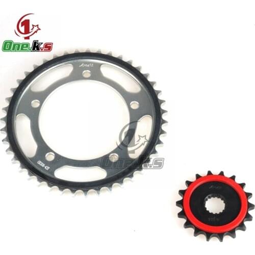 Suitable For SUZUKI HAYABUSA GSXR1300 2008-2019 Motorcycle Brand New High Quality Front And Rear Sprocket Chainring Gear