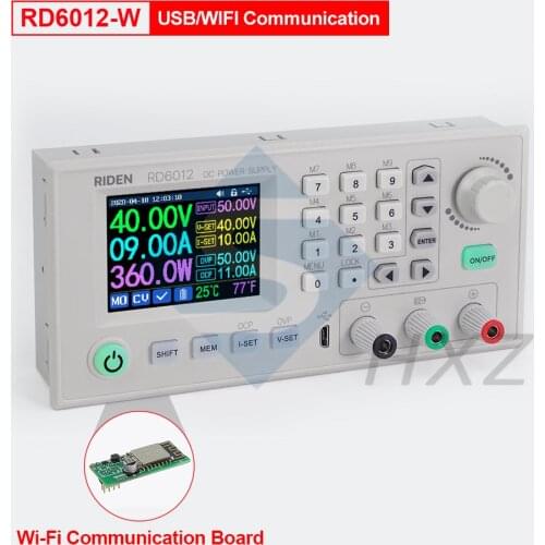 RD6012 RD6012W USB WiFi DC to DC Voltage Step down Power Supply Adjustable buck converter voltmeter 60V 12A