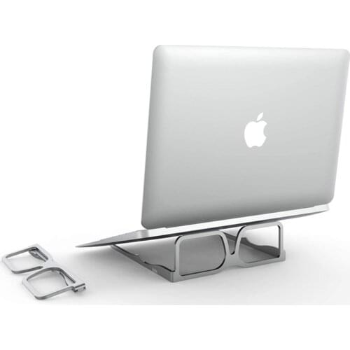 Foldable Aluminum Alloy Laptop Stand Portable Notbook Heighten Cooling Holder Glasses Frames Creativity Stand Tablets/Books Base