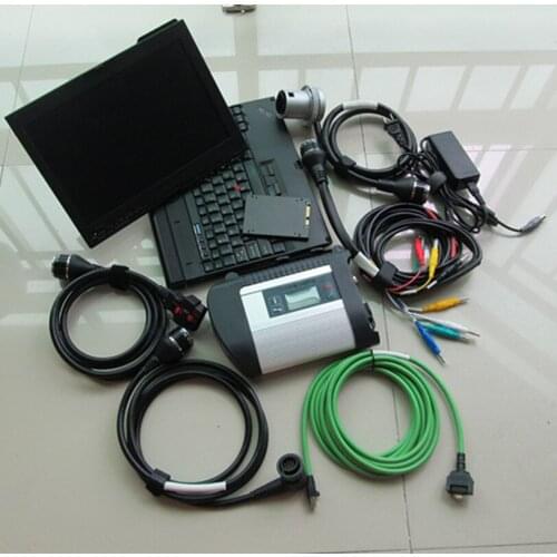 Super mb star c4+latest software 2021.3 ssd 360gb+X201T 8G laptop mb sd connect diagnostic tool ready to use