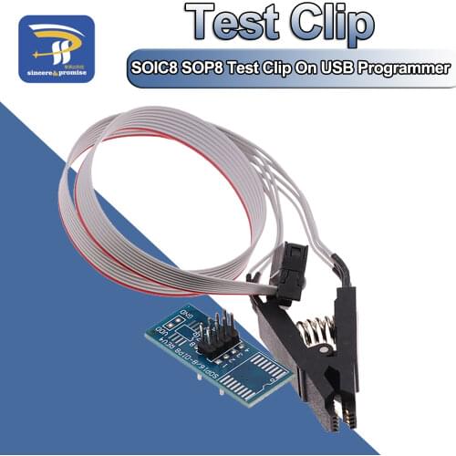 CH341A 24 25 Series EEPROM Flash BIOS USB Programmer Module SOIC8 SOP8 Test Clip For EEPROM 93CXX / 25CXX / 24CXX Free shipping