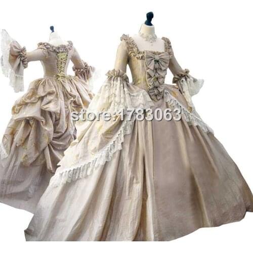 The Ultimate Rococo Marie Antoinette Dress Colonial Georgian 18th century Fully boned authentic bust Dress
