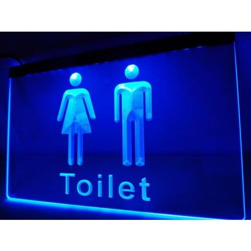 TR004- Unisex Men Women Male Female Toilet Restroom Washroom LED Neon Light Sign home decor crafts