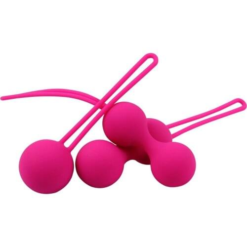 Silicone Smart Ball Kegel Ben Wa Vagina Tighten Exercise Machine Vibrators Vaginal Geisha Sex Toys for Women Drop Shipping