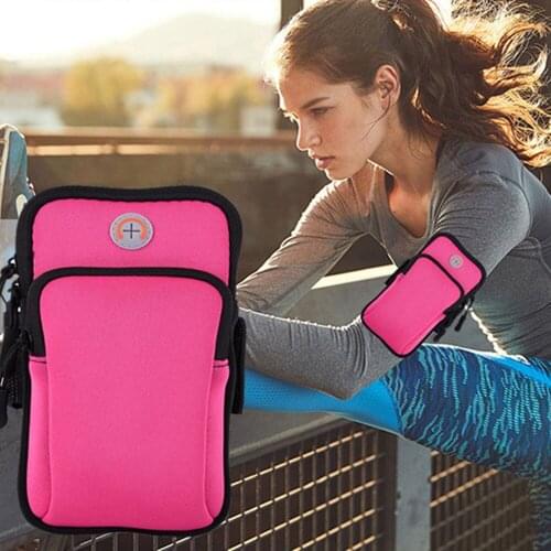 Outdoor Case for Sony Xperia 10 III / Philips S397 / XGODY A71 Arm Phone Holder Zipper Pouch Waist Bag Outdoor Sport Gym