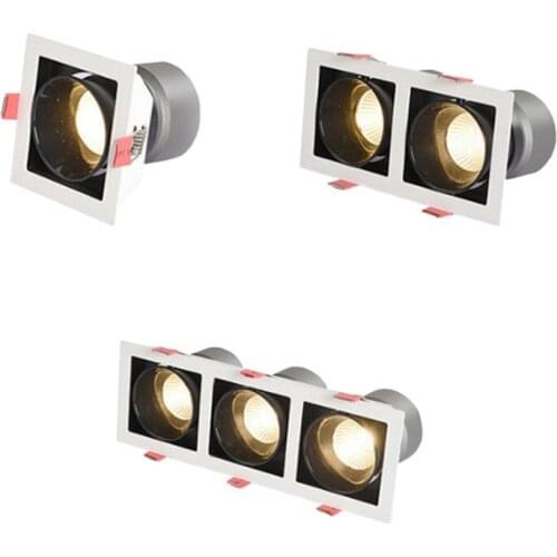 Recessed Downlight Dimmable Led Lamp Deep Anti-Glare Led Spot 14W 21W 36W Lighting Living Room Bedroom Hotel Cafe Ceiling Lamp