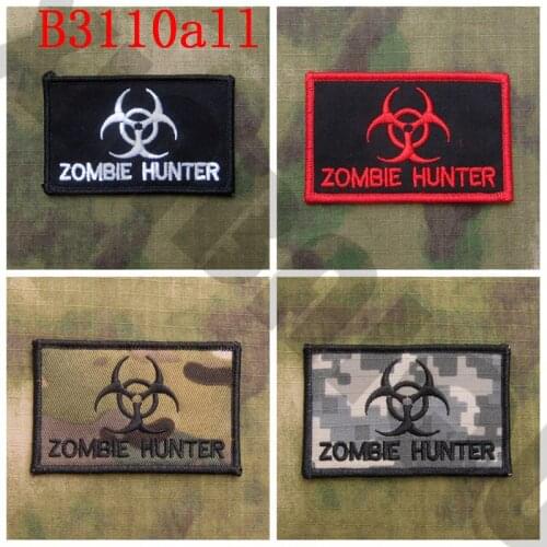 Embroidered patch Zombie Hunter Tactical military morale