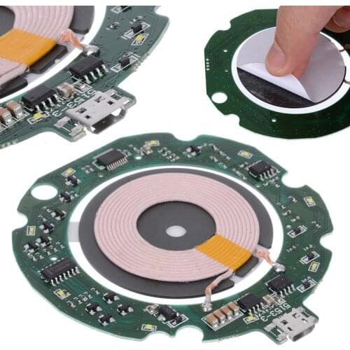 High Quality Standard 10W Qi Fast Wireless Charger Module Transmitter PCBA Circuit Board + Coil DIY Charging
