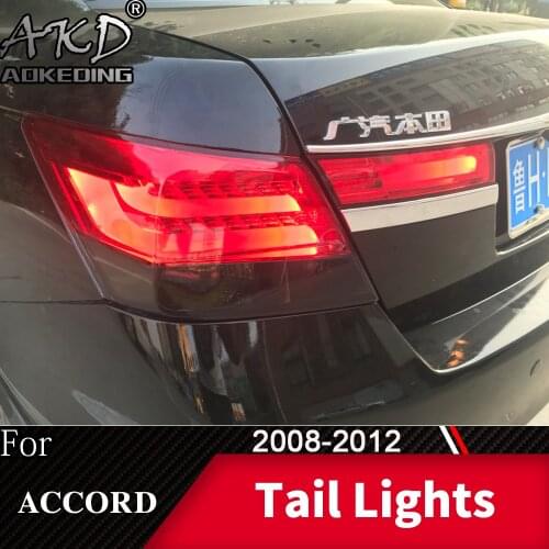Tail Lamp For Car Honda Accord 2008-2012 Accord LED Tail Lights Fog Lights Daytime Running Lights DRL Tuning Cars Accessories