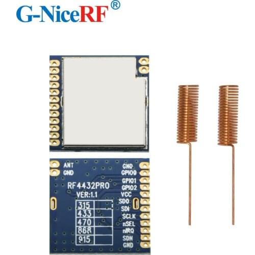 10pcs/lot -121 High Sensitivity RF4432PRO 470MHz RF Module for wireless remote control module with spring antenna