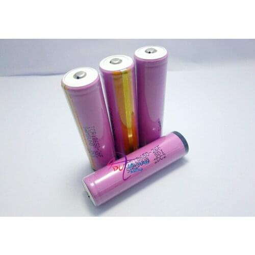 2pcs/lot 100% New Original 18650 ICR18650-26FM 2600mAh Li-ion 3.7 V Rechargeable Battery Free Shipping