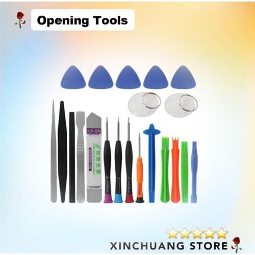 21-Piece Set Pry Tool/Spudger/Tweezer Kit for mobile phone/tablet disassembly and repair