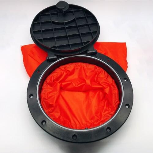 8inch Hatch Cover Deck Plate Kit With Storage Bag For Marine Boat Kayak Canoe