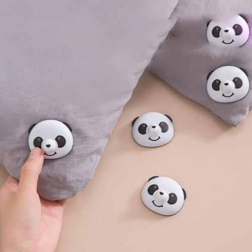 8pcs Bed Sheet Clip Grippers Bed sheet Belt Fastener Mattress Cover Blankets Holder FastenersNon-slip Panda Clip Gripper