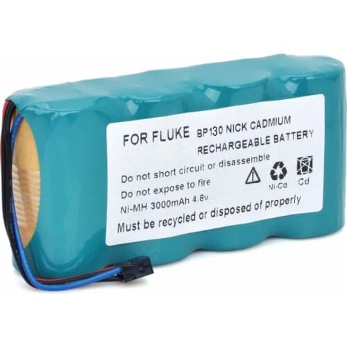 High Quality Fluke BP130 BP-130 Battery, Replacement Fluke 123 123/S 124 124/S BP124 BP124X BP124S Industrial ScopeMeter Battery