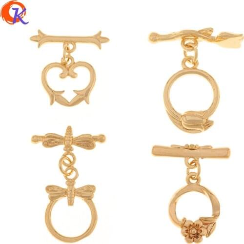 Cordial Design 30Pcs Jewelry Accessories/Genuine Gold Plating/OT Clasps/Hand Made/DIY Making/Necklace Findings/Connectors