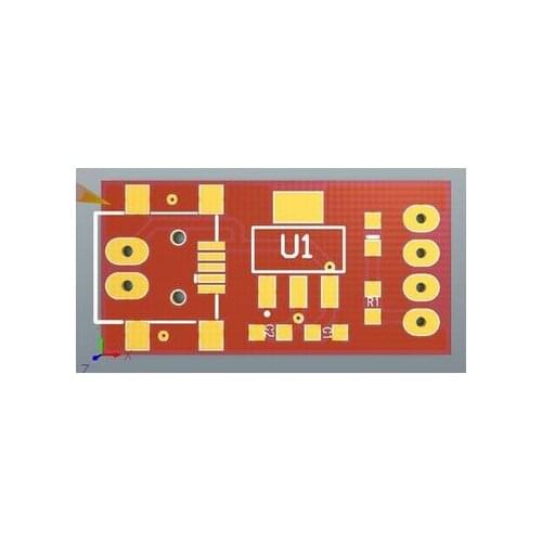 Free Shipping electronic !!! 5V to 3.3V-5V power converter power module board PCB board space AMS1117-3.3V