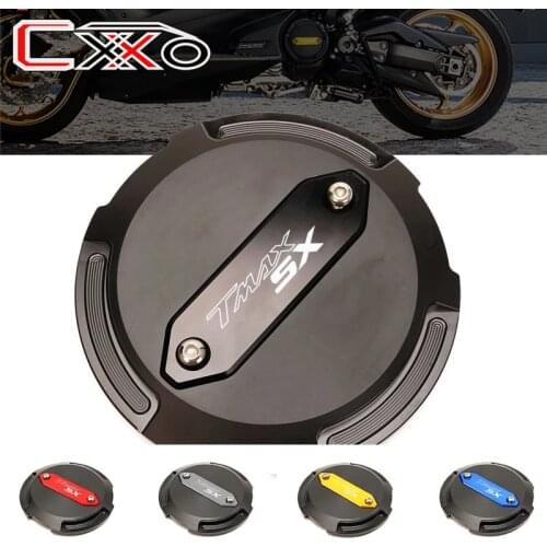 Motorcycle Engine Side Protection Cover Decorative Guard Slider Protector For Yamaha Tmax530 T-MAX 530 SX DX 2017 2018 2019 2020