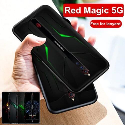 For ZTE Nubia Red Magic 5G Case Magic5G NX659J Silicone Shockproof Soft TPU Back Cover for Nubia RedMagic 5G phone cases shell