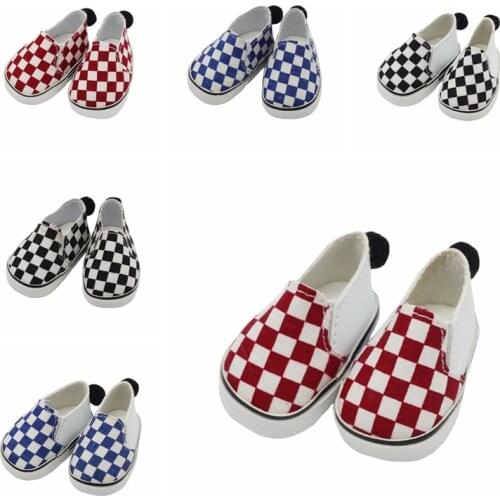 Black and White Grid Pattern For EXO Dolls 1/6 BJD Doll as for 14.5inch Doll Doll Accessories Kids Girl Gift Dress Up Toys Acc