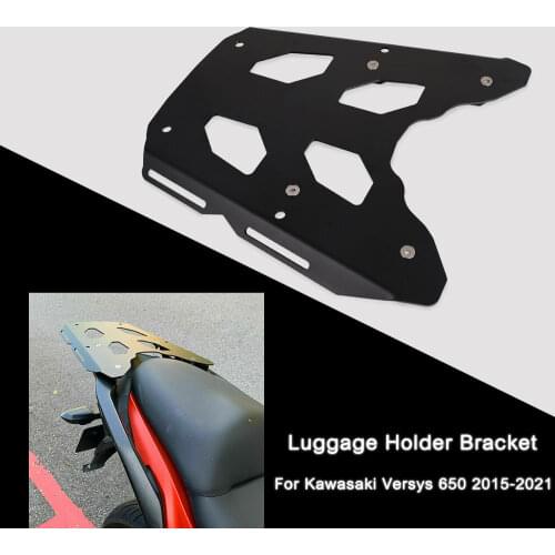 For Kawasaki VERSYS650 Motorcycle Rear Luggage Rack Cargo Holder Shelf Bracket Versys 650 KLE 650 2015 2016 2017 2018 2019-2021