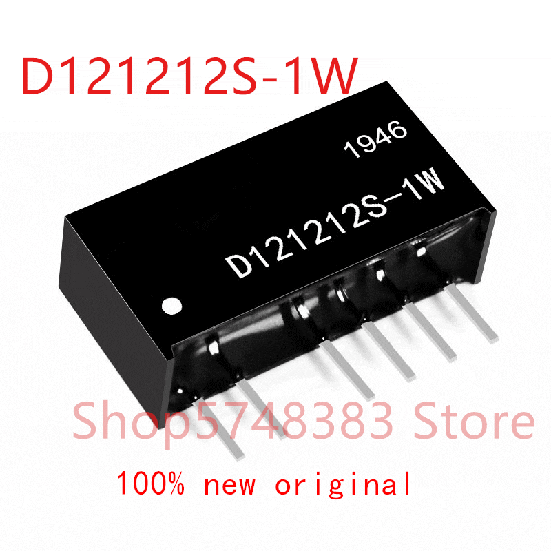 1PCS/LOT D121212S-1W D121212S 1W D121212 double isolation double output positive 12V 12V conversion + 12V and + 12V