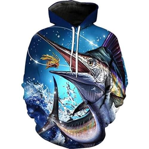 Bass fishing 3D Printed Mens Hoodie Harajuku Streetwear autumn hoodies Sweatshirt Unisex Casual Jacket Tracksuits TD666