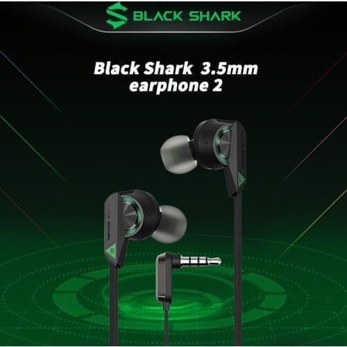 Original Black Shark 3.5mm Earphones 2 Earphones 2 Pro For Huawei Xiaomi Samsung Smartphone