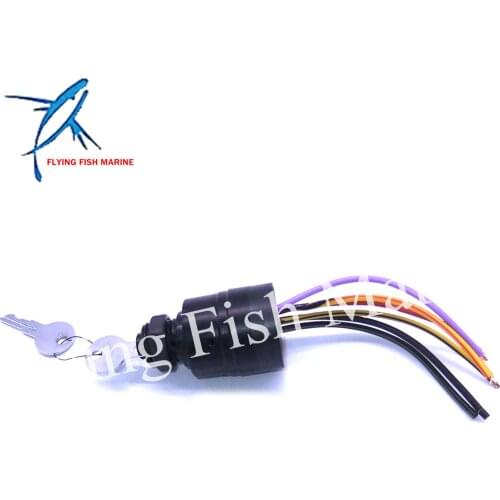 Outboard Motor 87-17009A2 Ignition Switch for Mercury Boat Engine control box , 3 Position, 6 Wire, Sierra MP41070-2