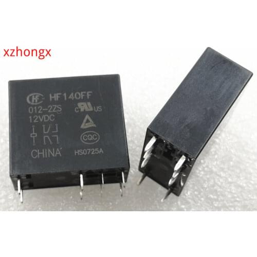 Relay JZX-140FF-012-2ZS HF140FF-012-2ZS 8 pines 2 grupos 10A