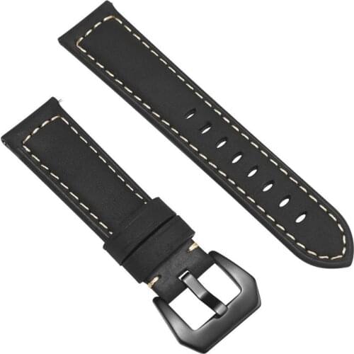 Genuine Leather band For Samsung Galaxy watch 3 45mm 41mm/Active 2 46mm/42mm Gear S3 Frontier 20 22mm bracelet