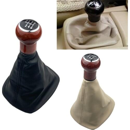 For Volkswagen VW Passat B5 1997 1998 1999 2000 2001 2002 2003 2004 2005 Car-Styling Gear Stick Shift Knob With Leather Boot