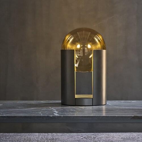 Modern Glass Dressing LED Table Lamps Living Room Bedroom Bedside Lights Study Reading Lighting Nordic Lighting Deco Desk Lamps