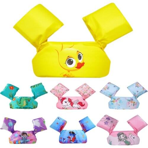 2-6 Kids Swim Arm Rings Baby Life Jacket Floating Kids Safety Life Vest Childrens Swim Puddle Jumper Arm Rings Vest Childrens