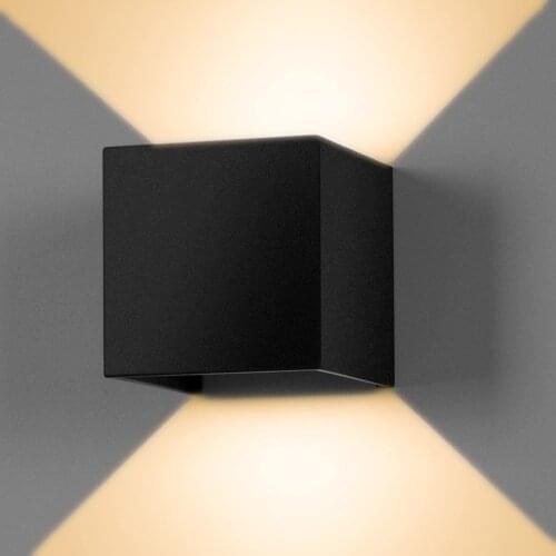 7W LED Wall Light Outdoor Waterproof Adjustable Corridor Light Bedside Sensor Light Aluminum Wall Light Garden Light Wall Light