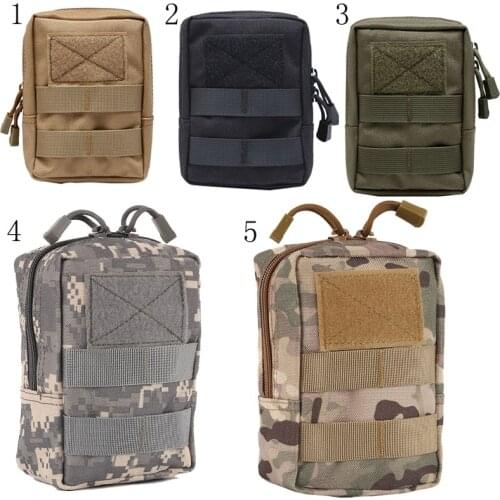 Tactical Molle System Medical Pouch 1000D Utility EDC Tool Accessary Waist Pack Phone Case Hunting Pouch