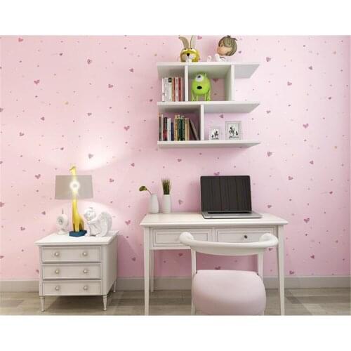 Wellyu 3D wall papers home decor Cute Stars Stripes Girls Bedroom Wallpaper Kids Shops Baby Room 3d Wallpaper papel de parede