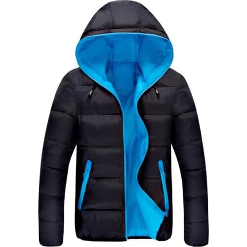 2021 Winter Jacket Men Thick Warm Jacket Slim Casual Male Parka Jacket Men Cotton Thick Parka Jacket