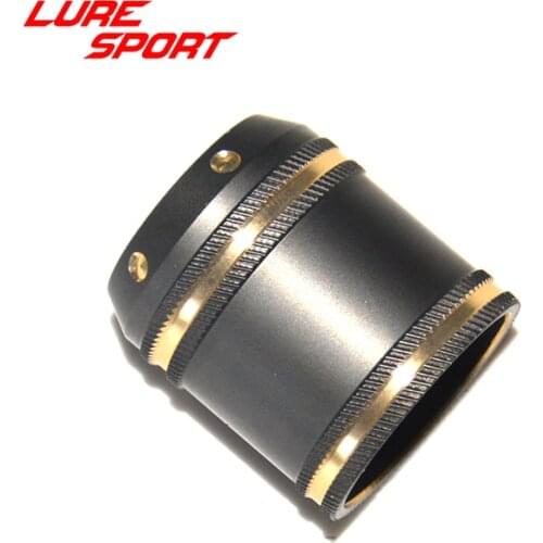 LURESPORT 5pcs Aluminum Cap of FUJI Reel Seat gold grey colos Rod Building Component Repair Fishing rod DIY Accessory