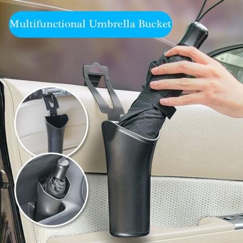 Car Umbrella Multi-function Waterproof Storage Car Storage Fixture Creative Umbrella Storage Bucket